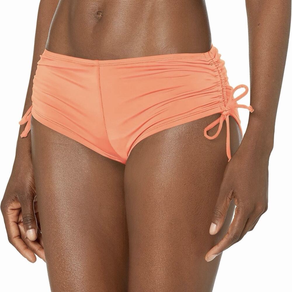 Hobie Women's Size XL Bikini Swimsuit Bottom Coral Peach NWT SKU 067